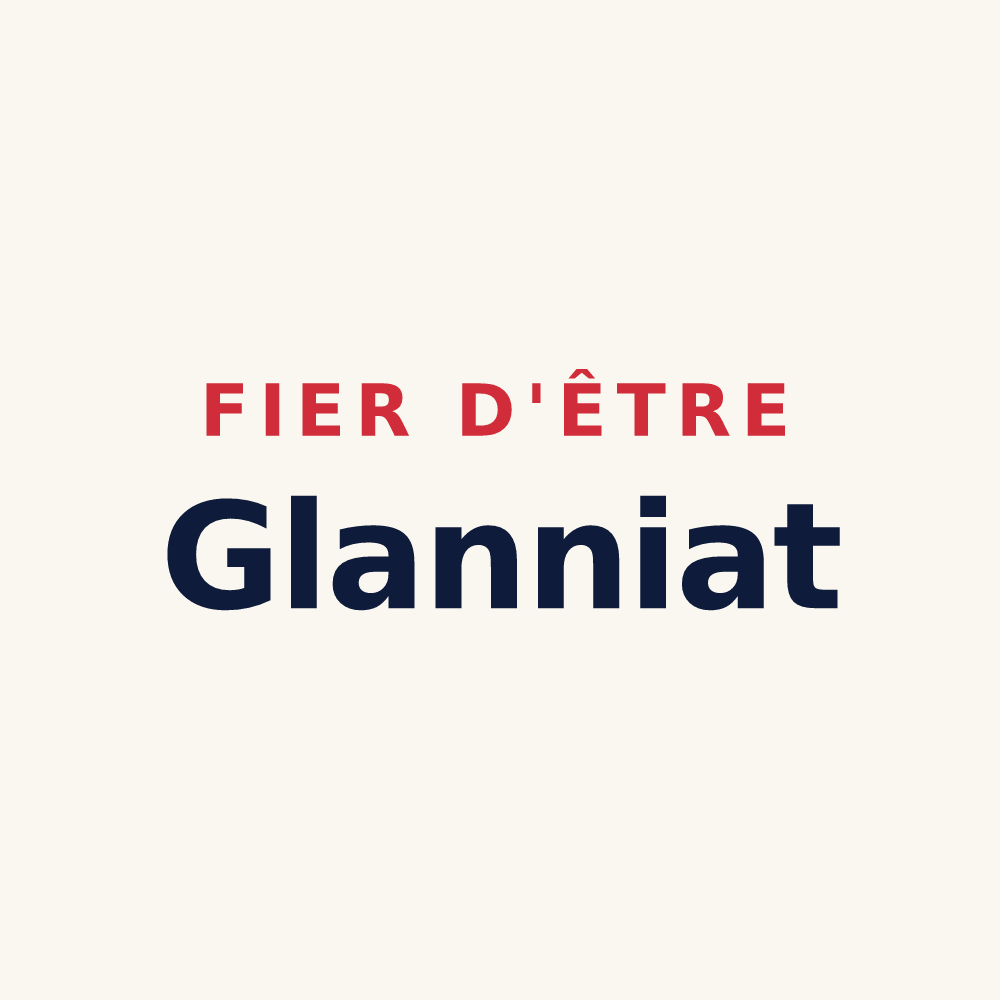 Tasse « Fier d'être Glanniat » — design pour Glannes