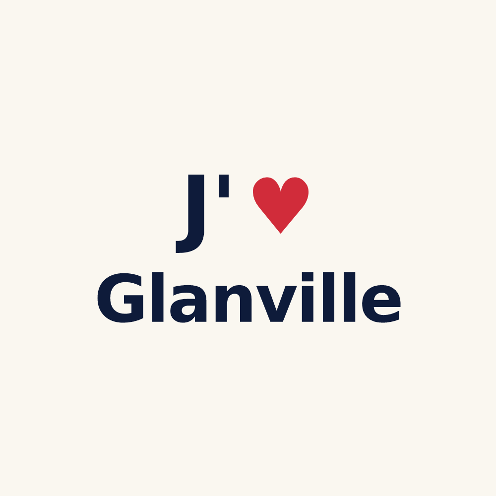 Tasse personnalisée Glanville — design J'aime Glanville