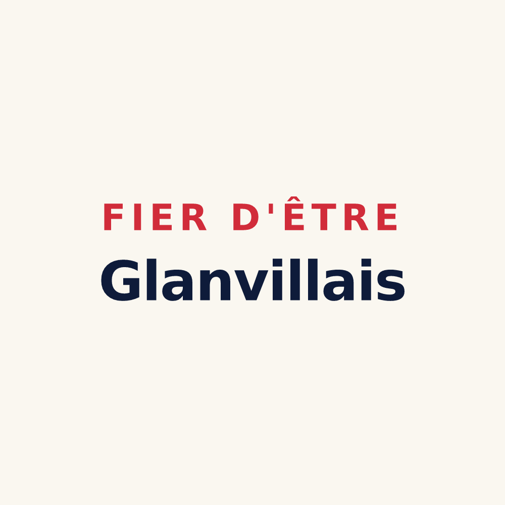 Tasse « Fier d'être Glanvillais » — design pour Glanville