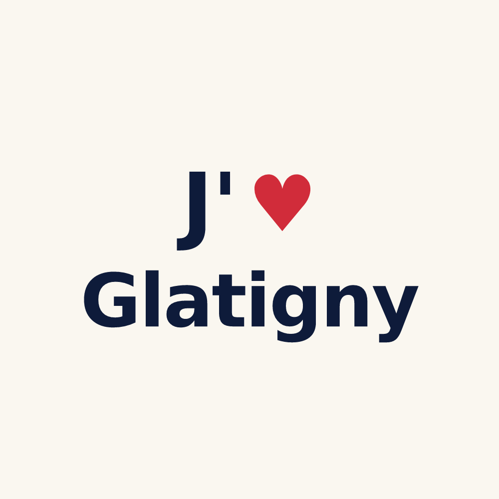 Tasse personnalisée Glatigny — design J'aime Glatigny