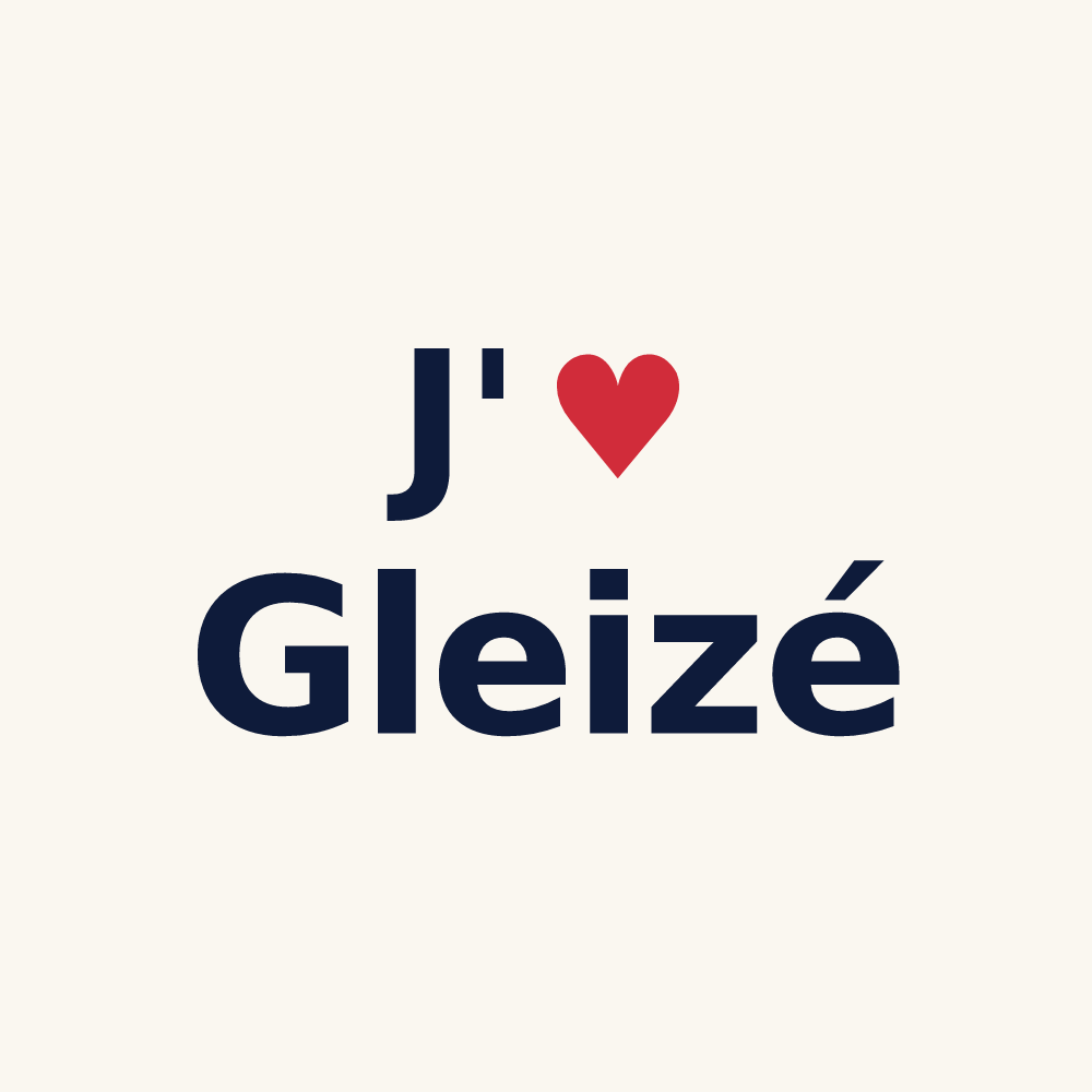 Tasse personnalisée Gleizé — design J'aime Gleizé