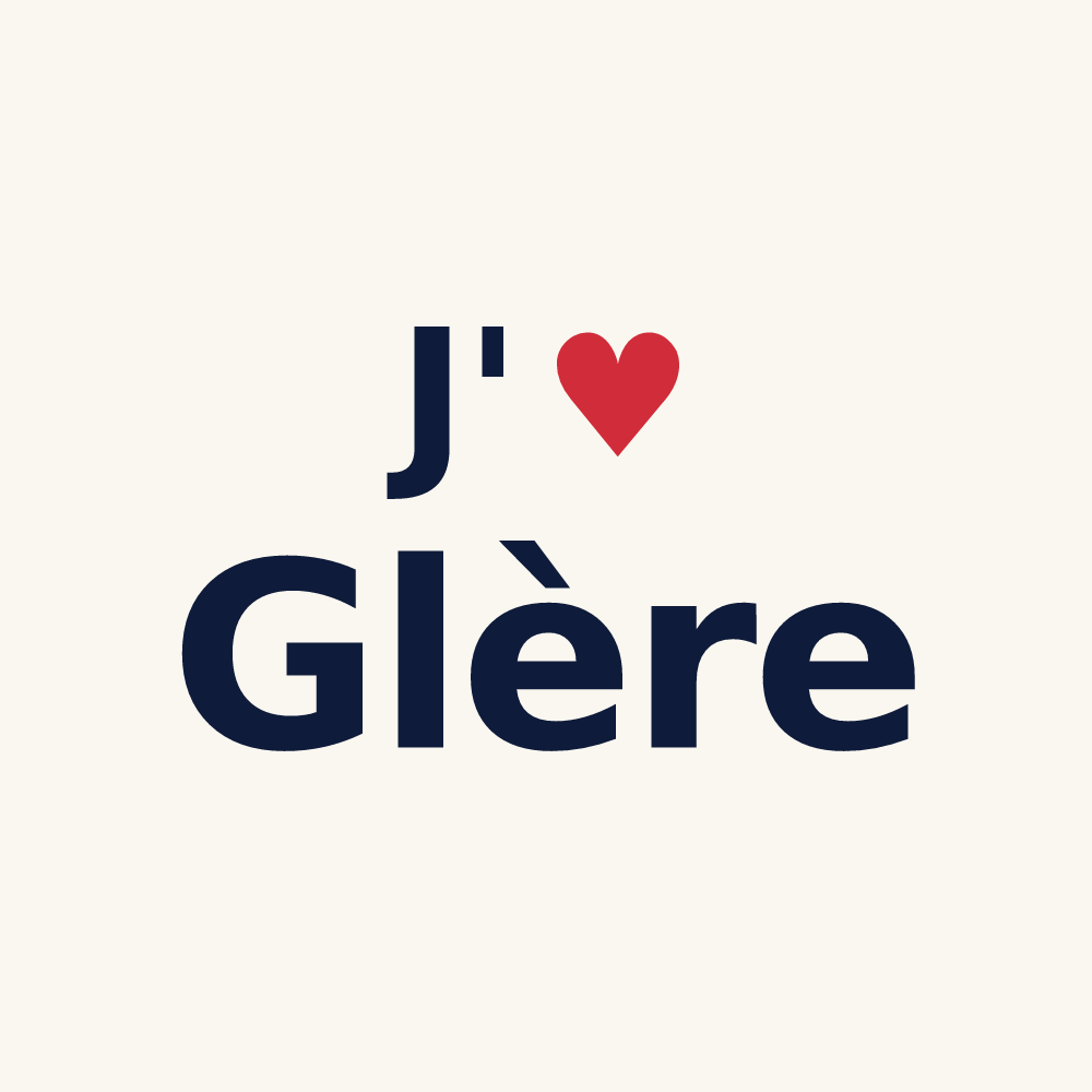 Tasse personnalisée Glère — design J'aime Glère