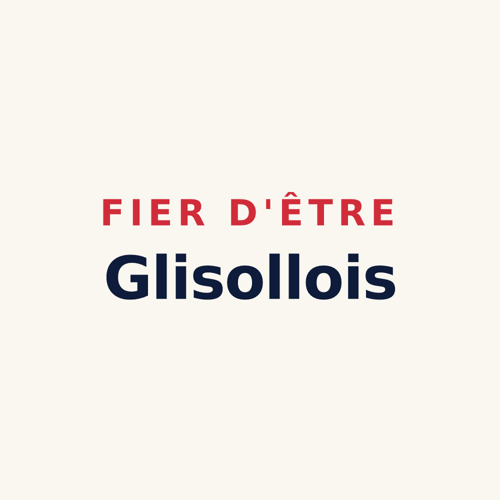 Tasse « Fier d'être Glisollois » — design pour Glisolles