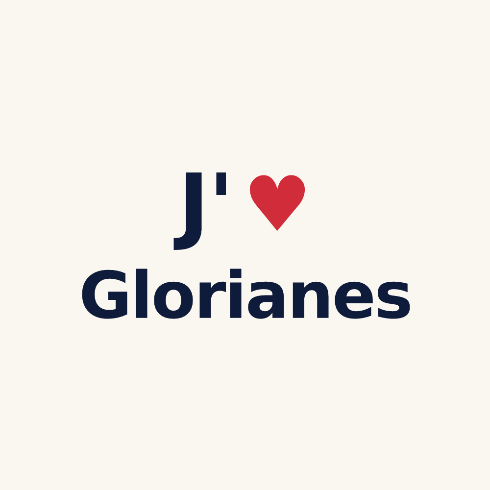 Tasse personnalisée Glorianes — design J'aime Glorianes
