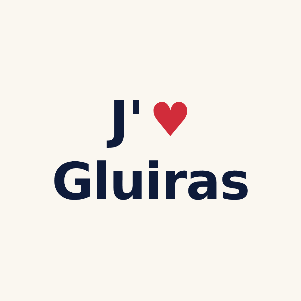 Tasse personnalisée Gluiras — design J'aime Gluiras
