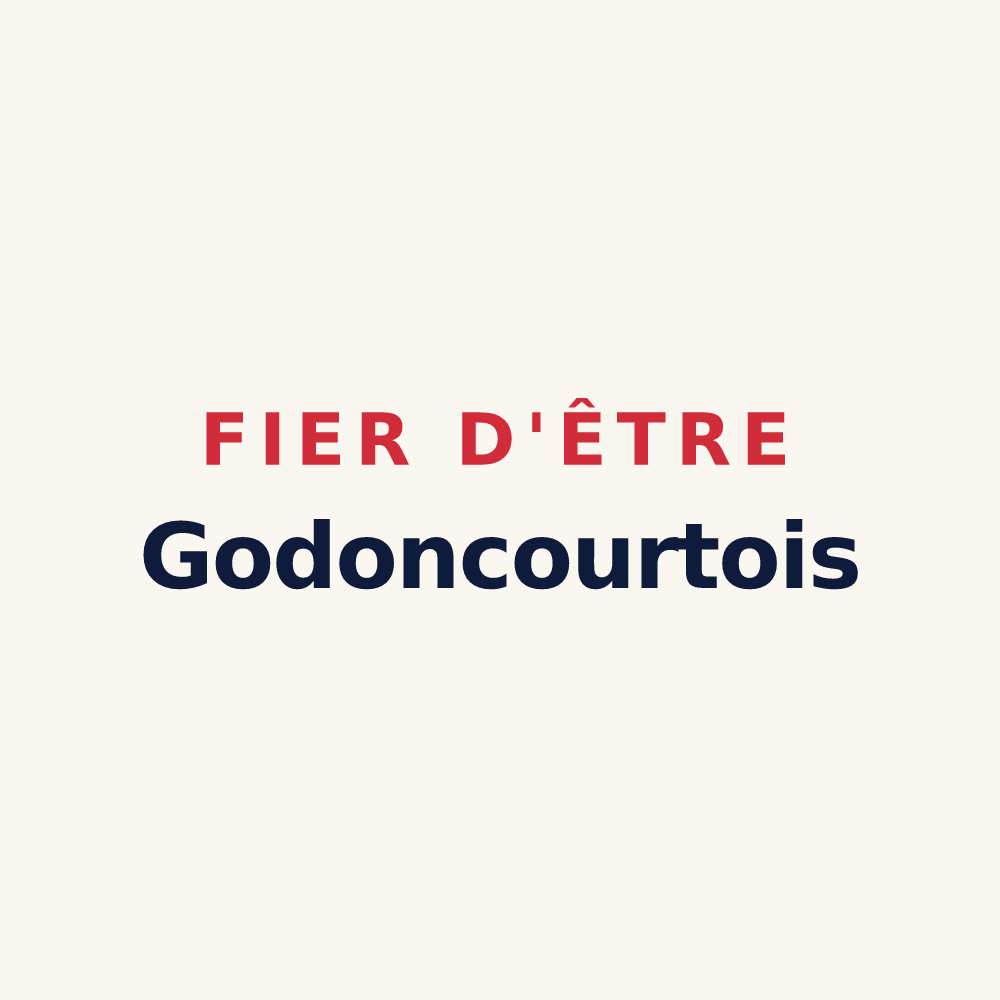 Tasse « Fier d'être Godoncourtois » — design pour Godoncourt