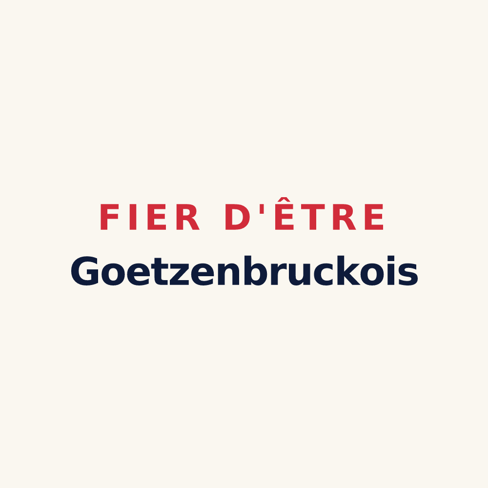 Tasse « Fier d'être Goetzenbruckois » — design pour Goetzenbruck