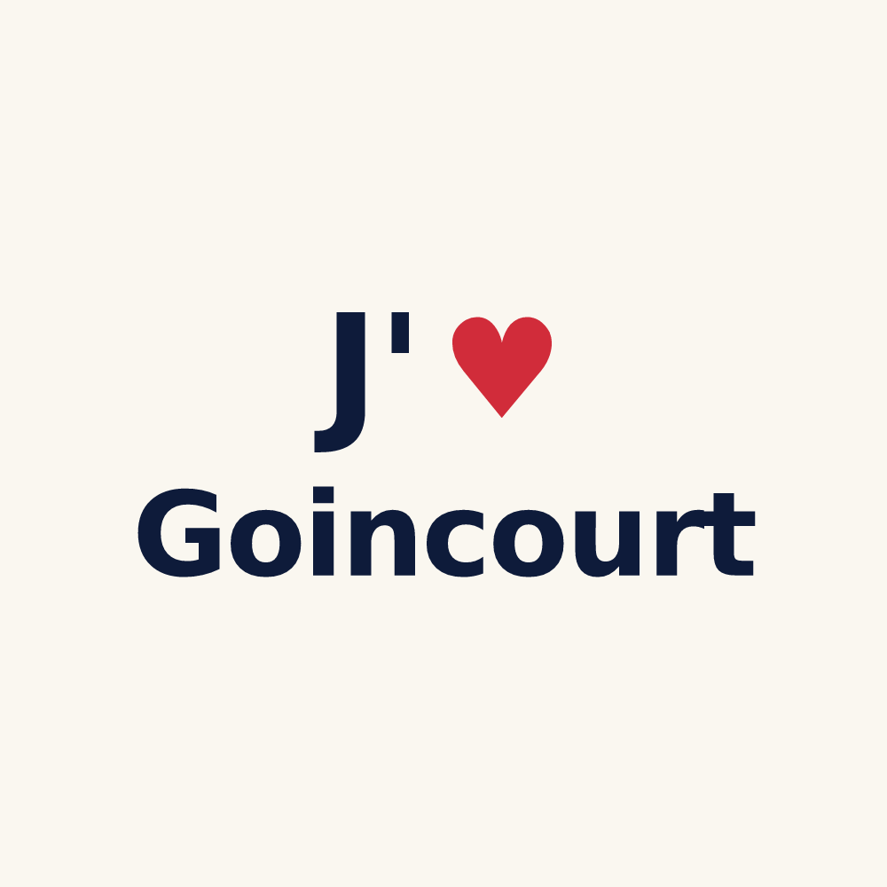 Tasse personnalisée Goincourt — design « J'aime Goincourt » imprimé sur la tasse