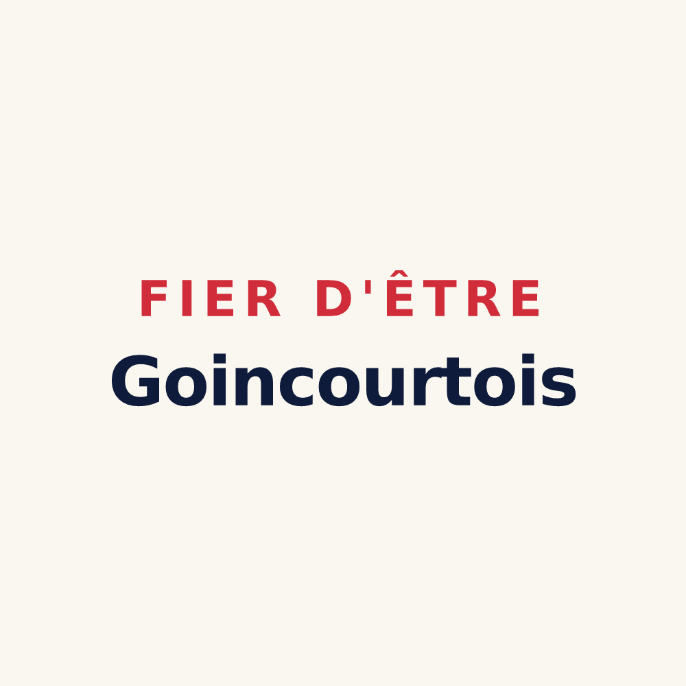 Tasse « Fier d'être Goincourtois » — design pour Goincourt
