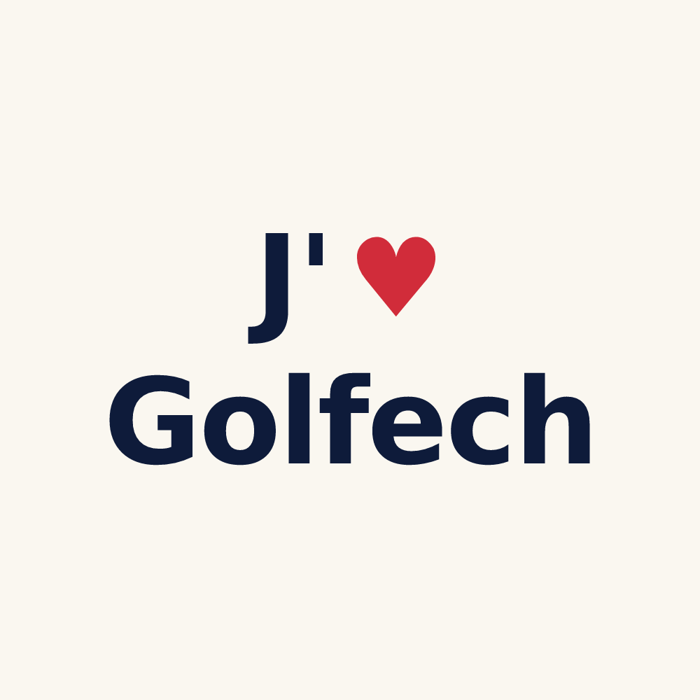 Tasse personnalisée Golfech — design J'aime Golfech