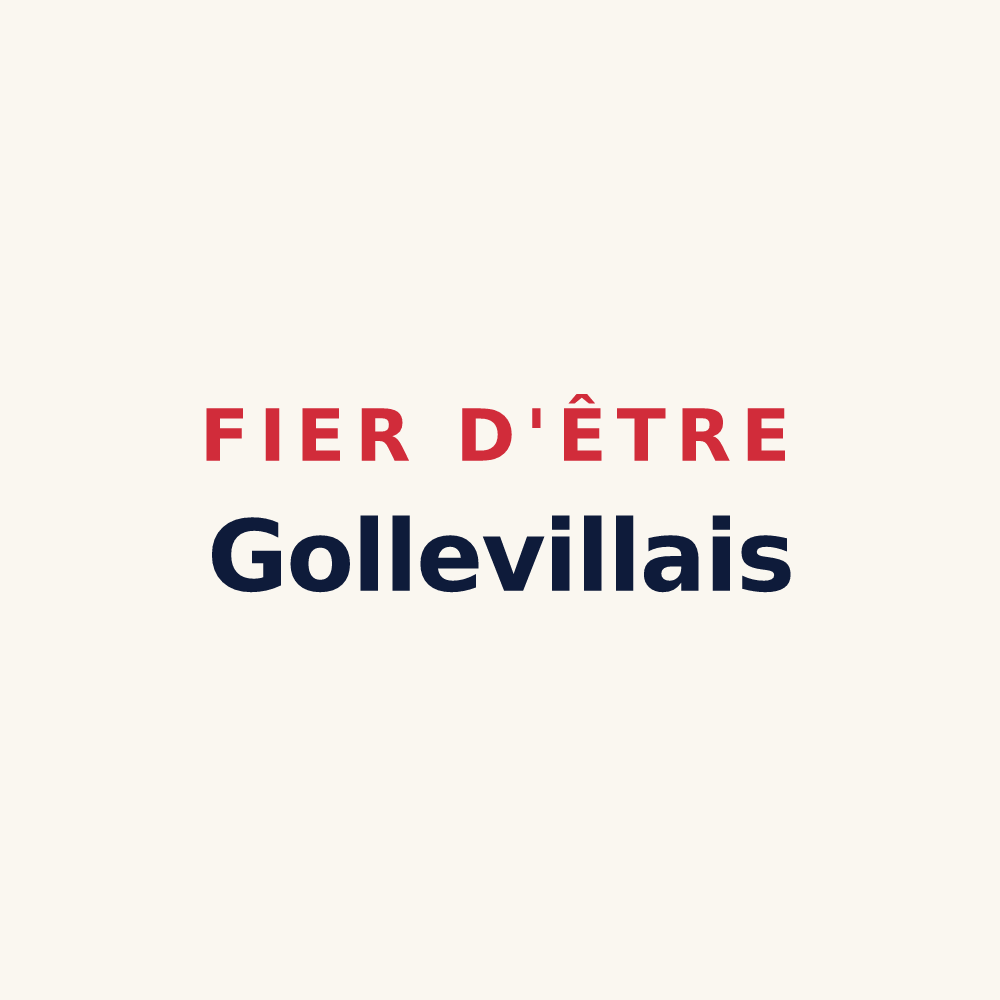 Tasse « Fier d'être Gollevillais » — design pour Golleville