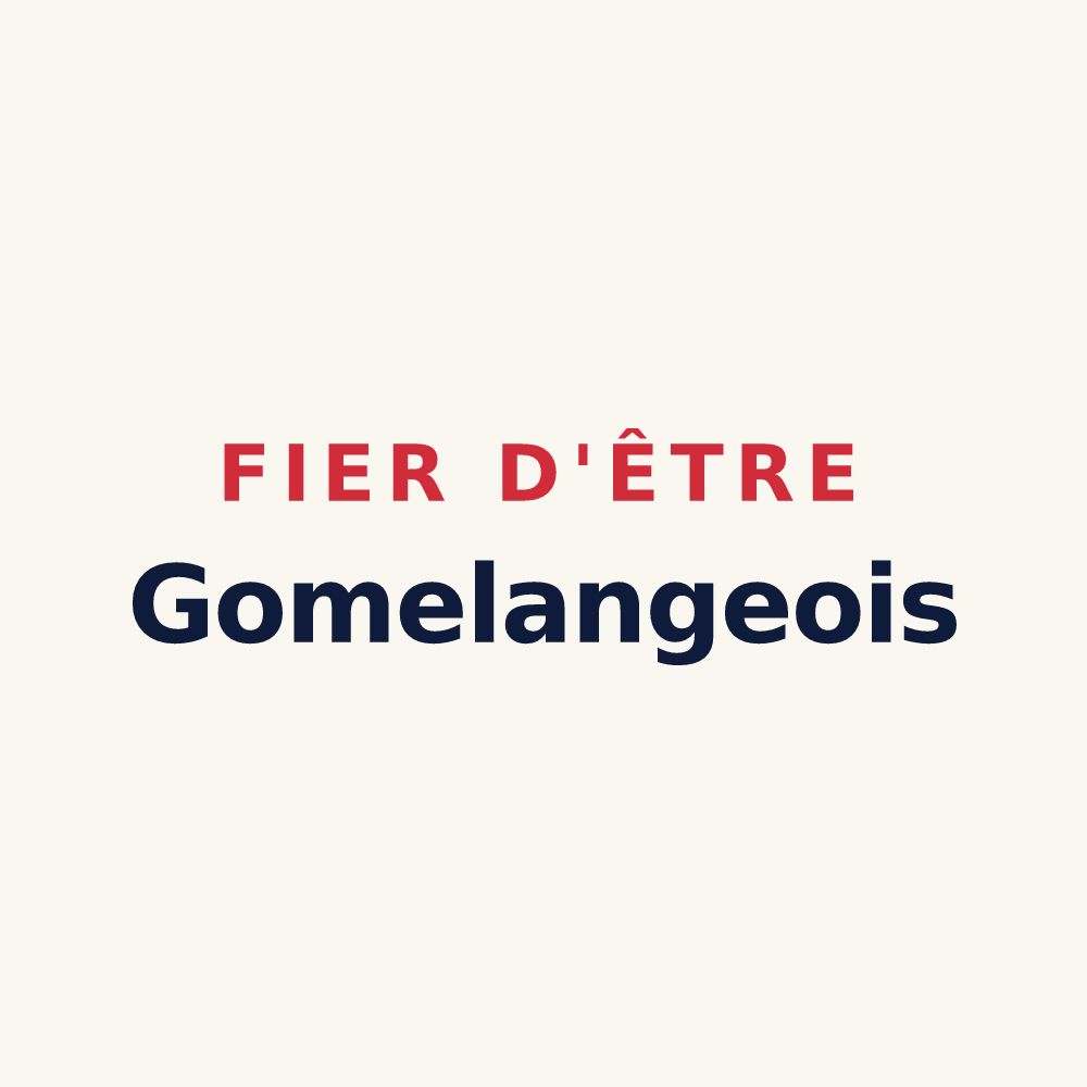 Tasse « Fier d'être Gomelangeois » — design pour Gomelange