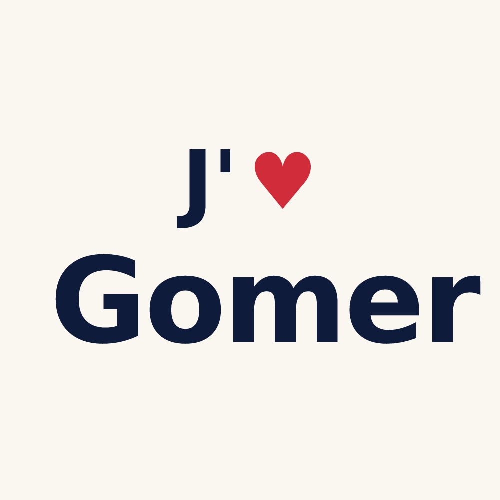 Tasse personnalisée Gomer — design J'aime Gomer