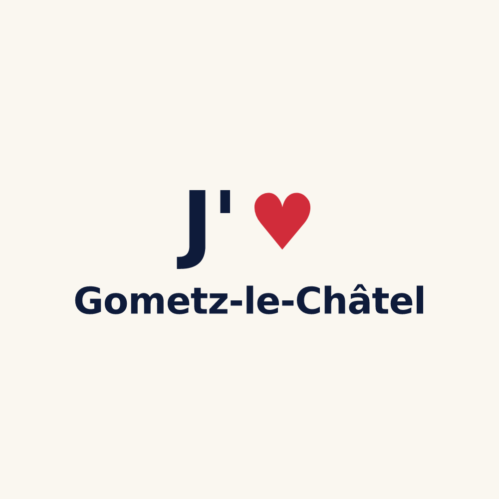 Tasse personnalisée Gometz-le-Châtel — design J'aime Gometz-le-Châtel
