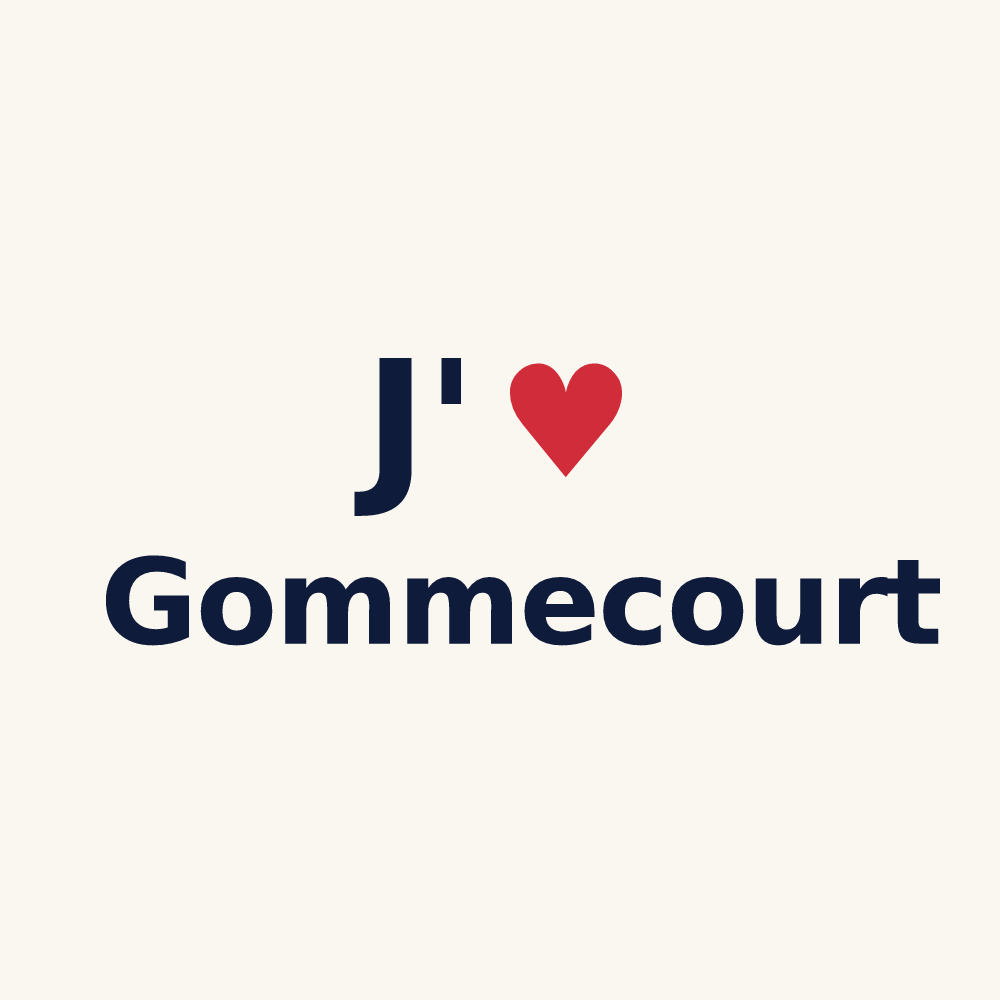 Tasse personnalisée Gommecourt — design J'aime Gommecourt