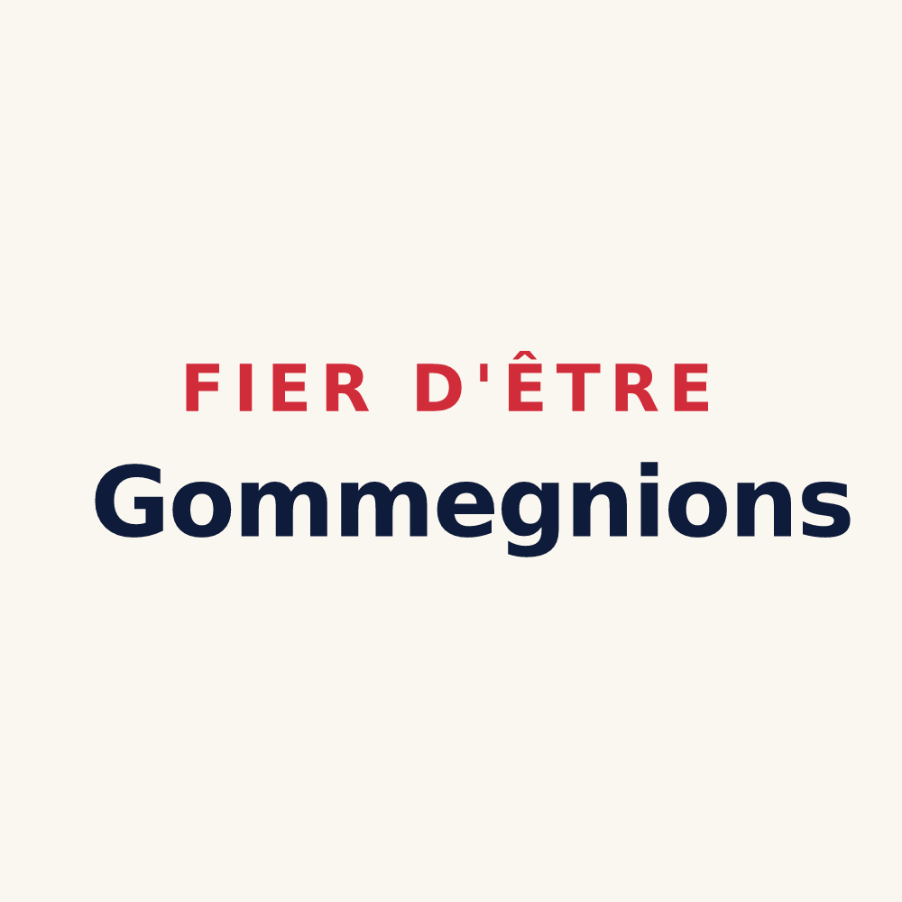 Tasse « Fier d'être Gommegnions » — design pour Gommegnies