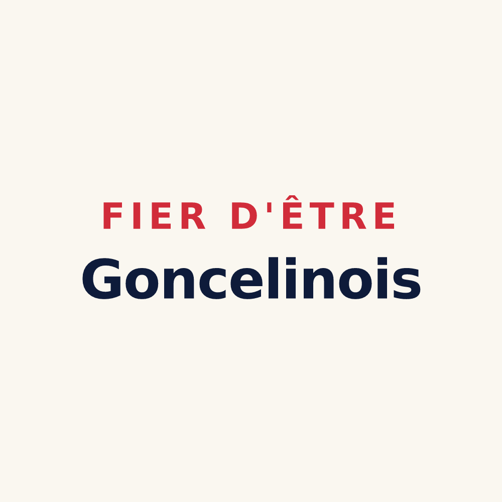 Tasse « Fier d'être Goncelinois » — design pour Goncelin
