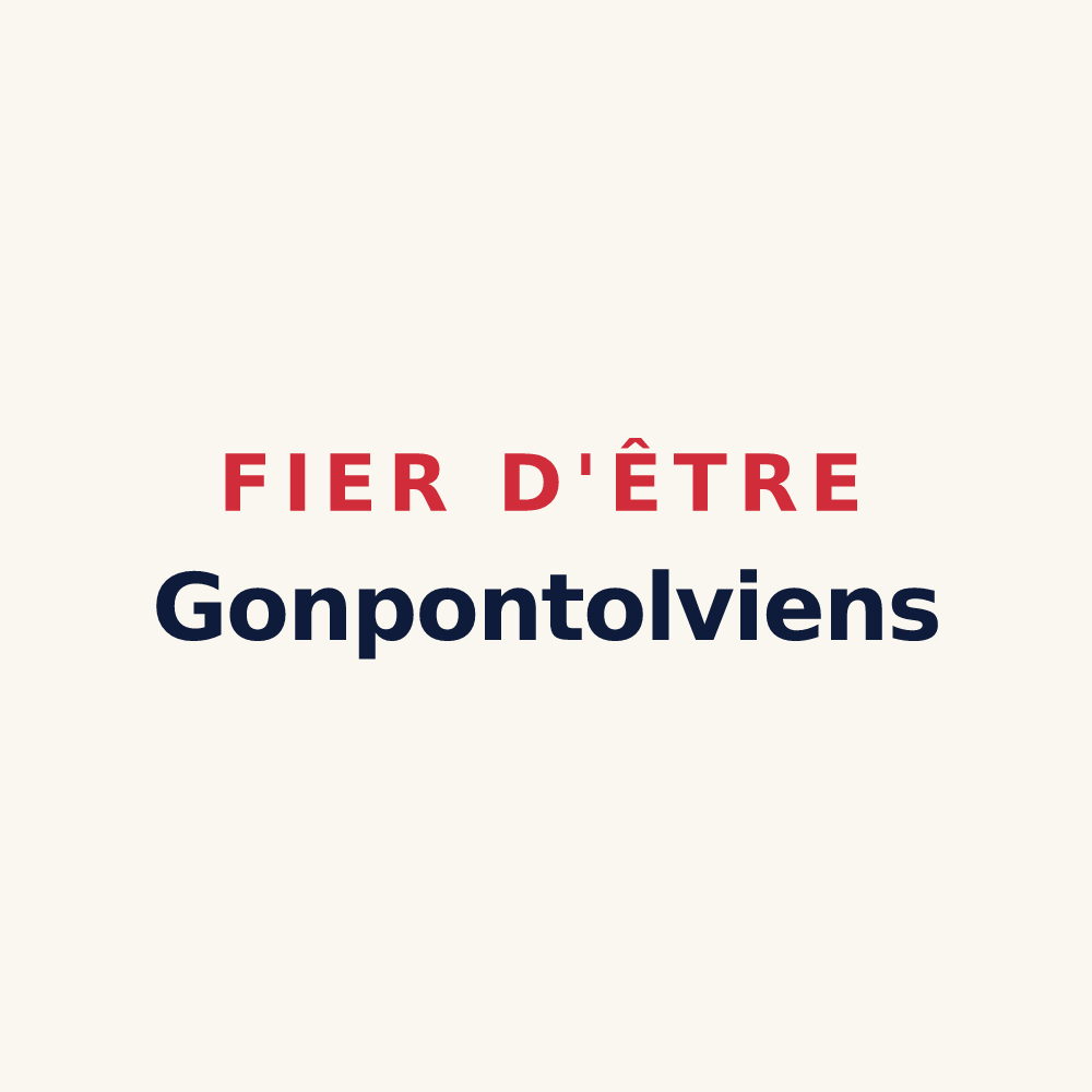 Tasse « Fier d'être Gonpontolviens » — design pour Gond-Pontouvre