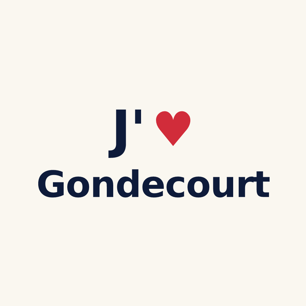 Tasse personnalisée Gondecourt — design J'aime Gondecourt