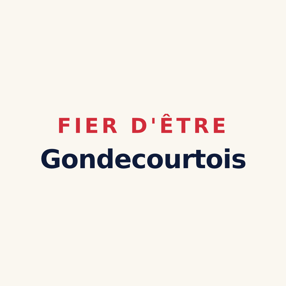 Tasse « Fier d'être Gondecourtois » — design pour Gondecourt