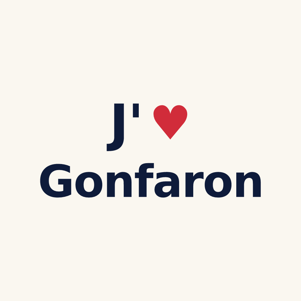 Tasse personnalisée Gonfaron — design J'aime Gonfaron