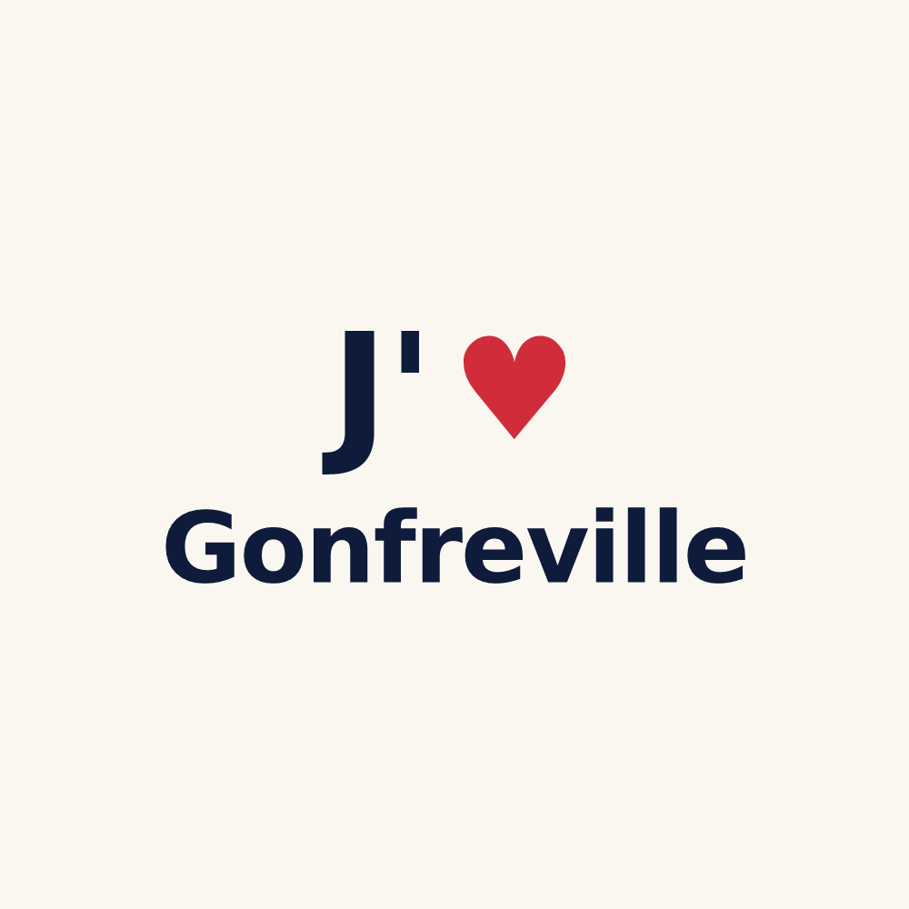 Tasse personnalisée Gonfreville — design J'aime Gonfreville