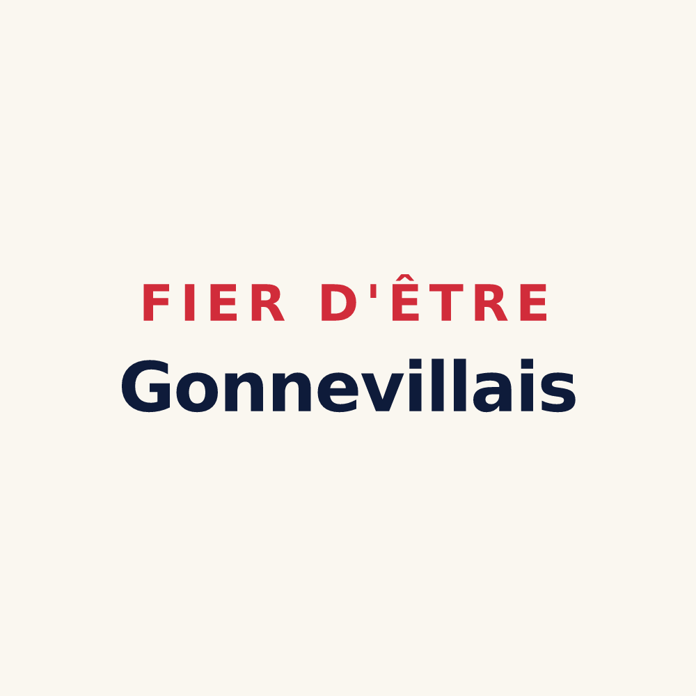 Tasse « Fier d'être Gonnevillais » — design pour Gonneville-en-Auge