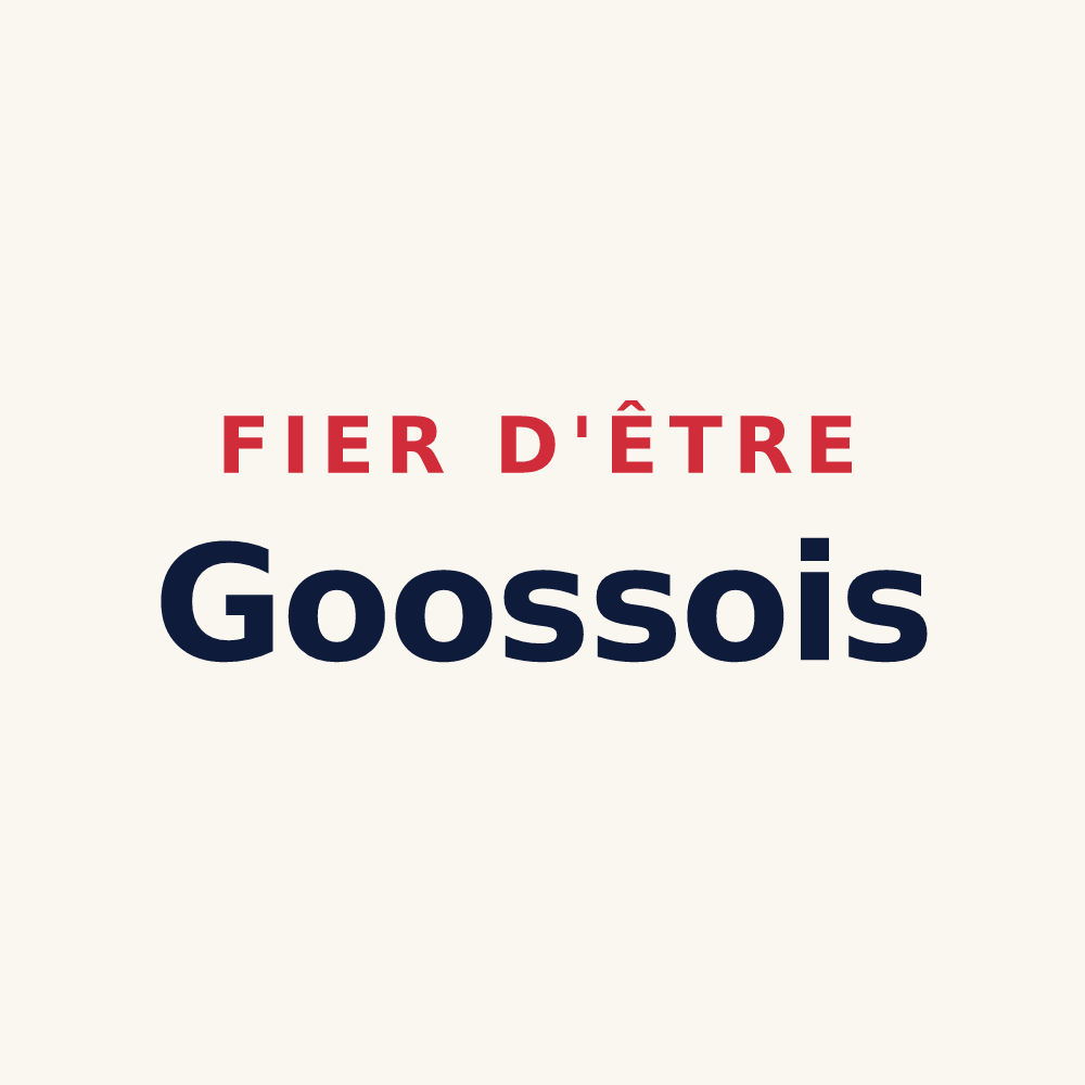 Tasse « Fier d'être Goossois » — design pour Goos