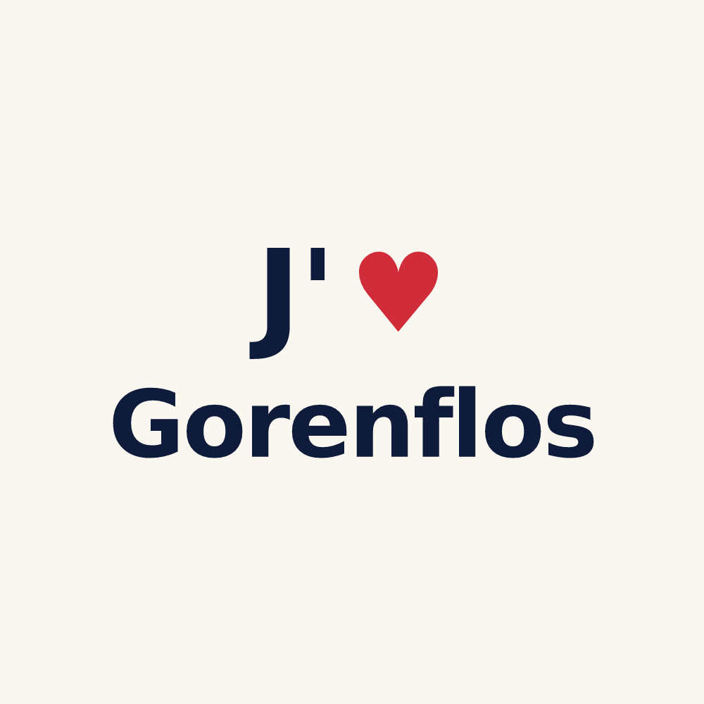 Tasse personnalisée Gorenflos — design J'aime Gorenflos