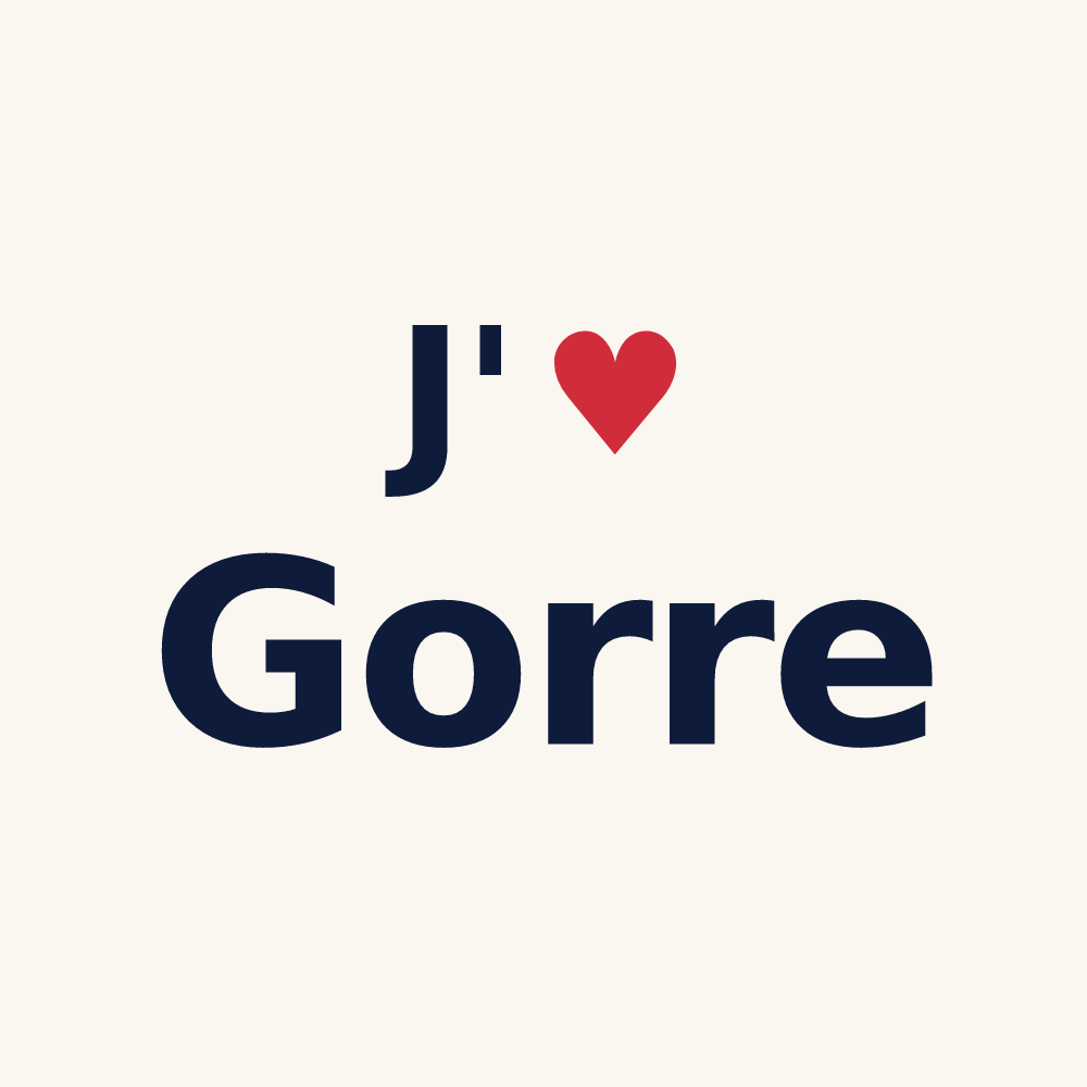 Tasse personnalisée Gorre — design J'aime Gorre