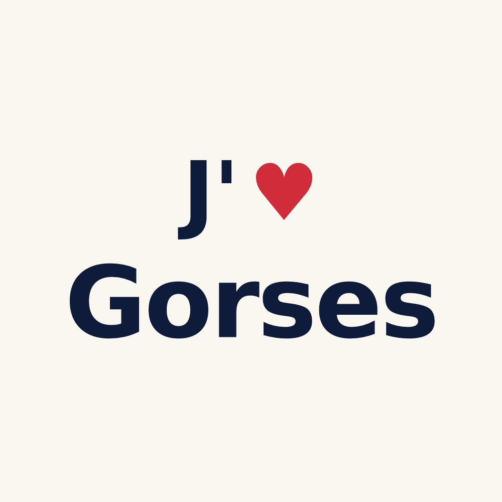Tasse personnalisée Gorses — design J'aime Gorses