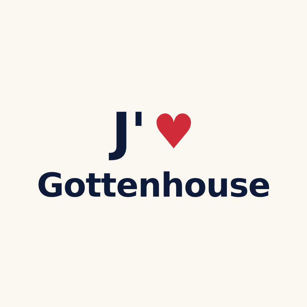 Tasse personnalisée Gottenhouse — design J'aime Gottenhouse