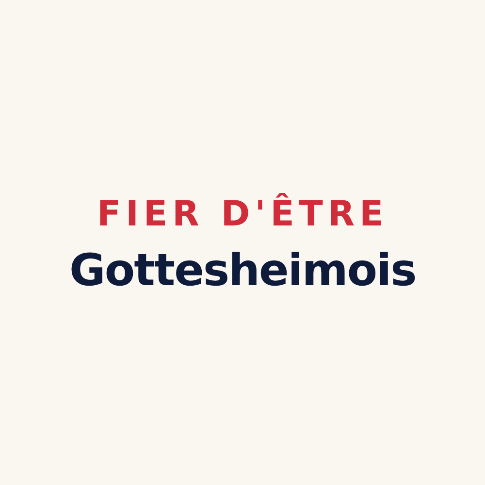 Tasse « Fier d'être Gottesheimois » — design pour Gottesheim
