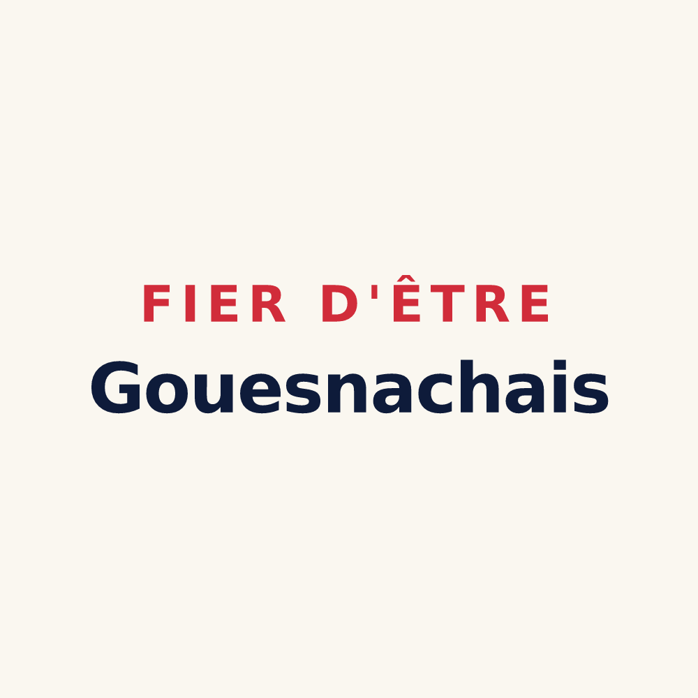 Tasse « Fier d'être Gouesnachais » — design pour Gouesnach