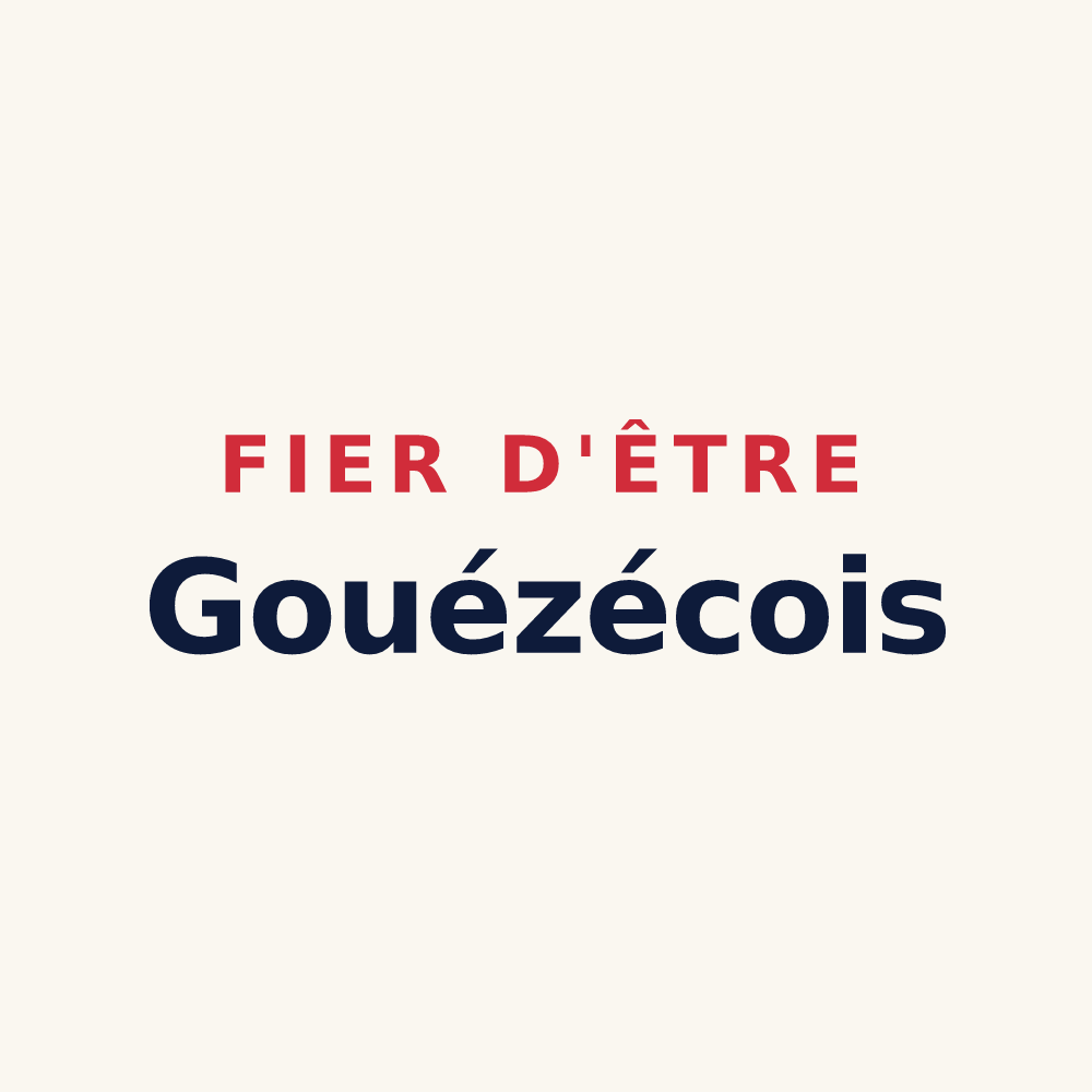 Tasse « Fier d'être Gouézécois » — design pour Gouézec