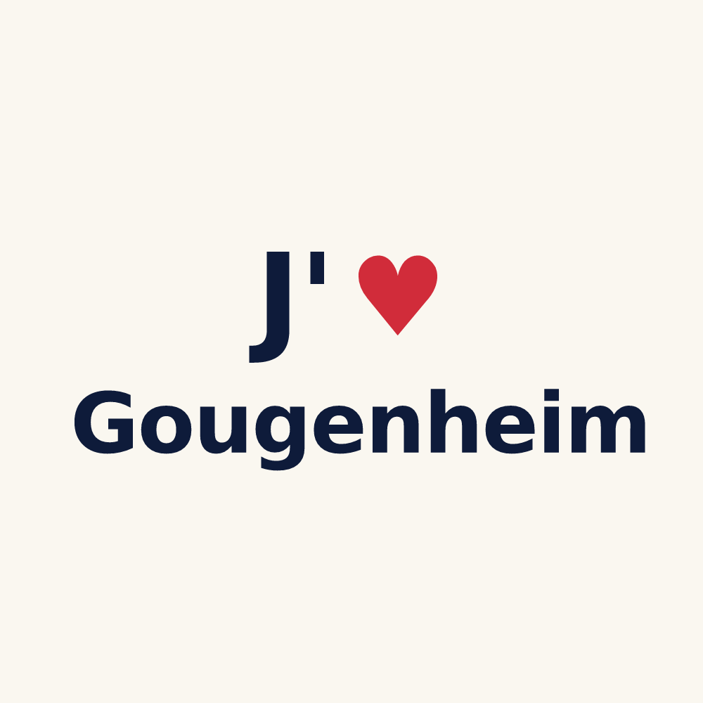 Tasse personnalisée Gougenheim — design J'aime Gougenheim