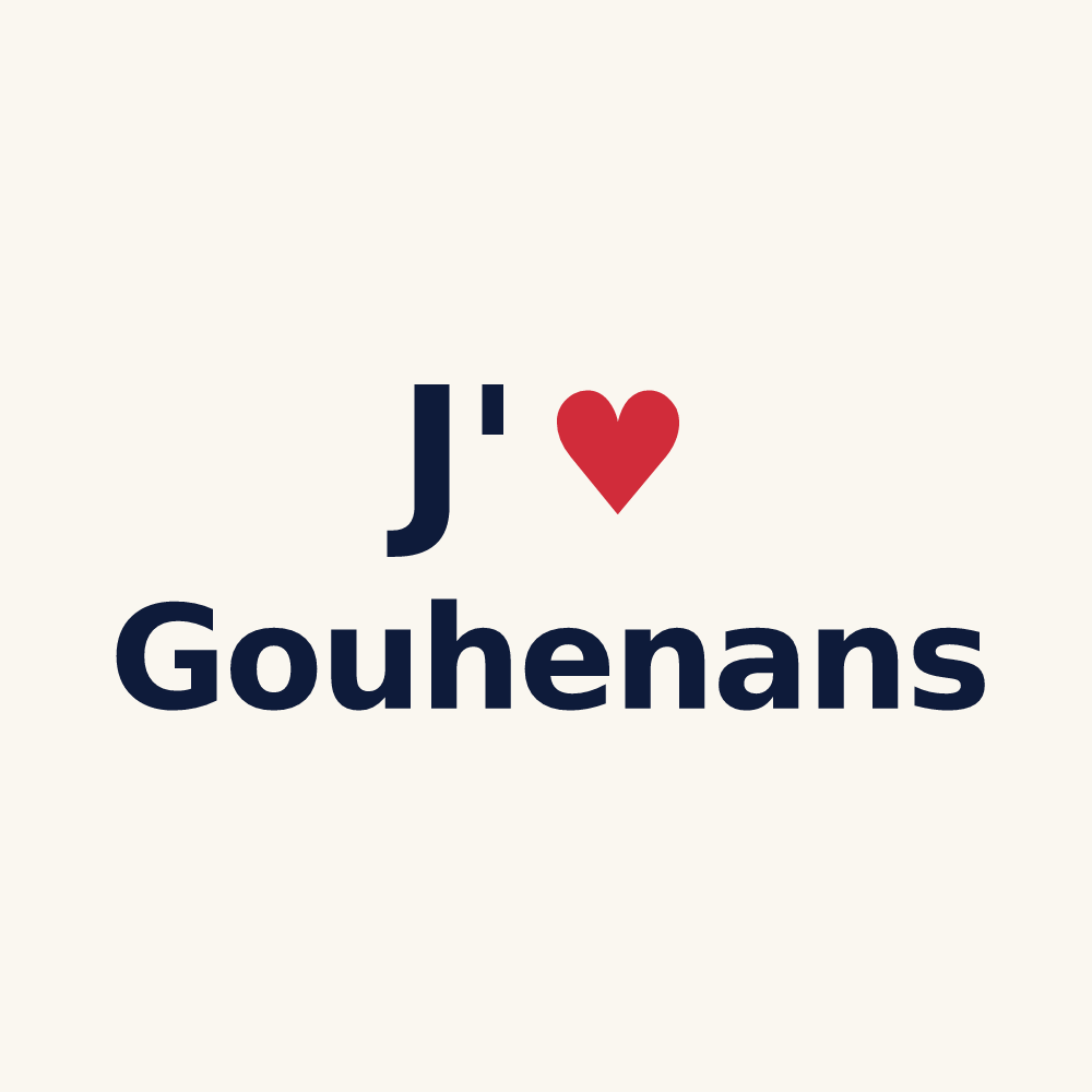 Tasse personnalisée Gouhenans — design J'aime Gouhenans