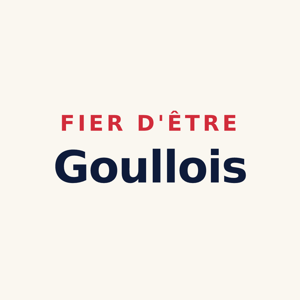 Tasse « Fier d'être Goullois » — design pour Goulles