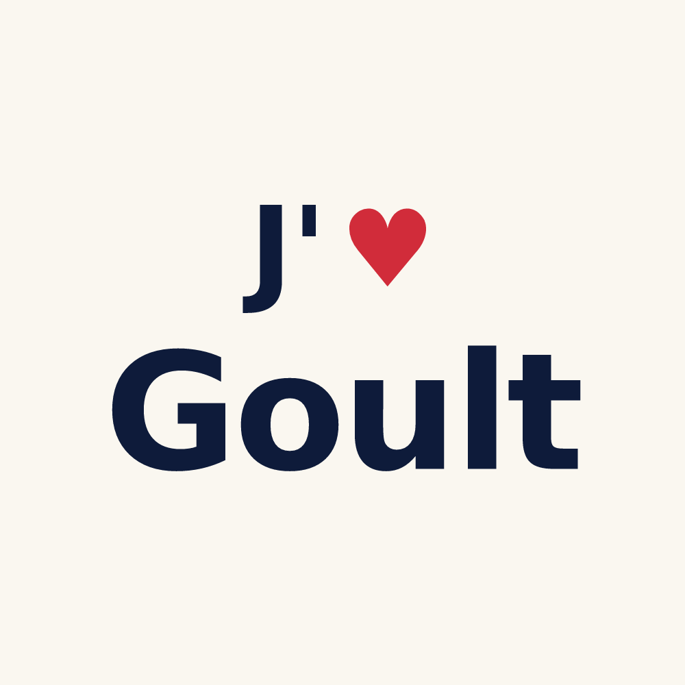 Tasse personnalisée Goult — design « J'aime Goult » imprimé sur la tasse
