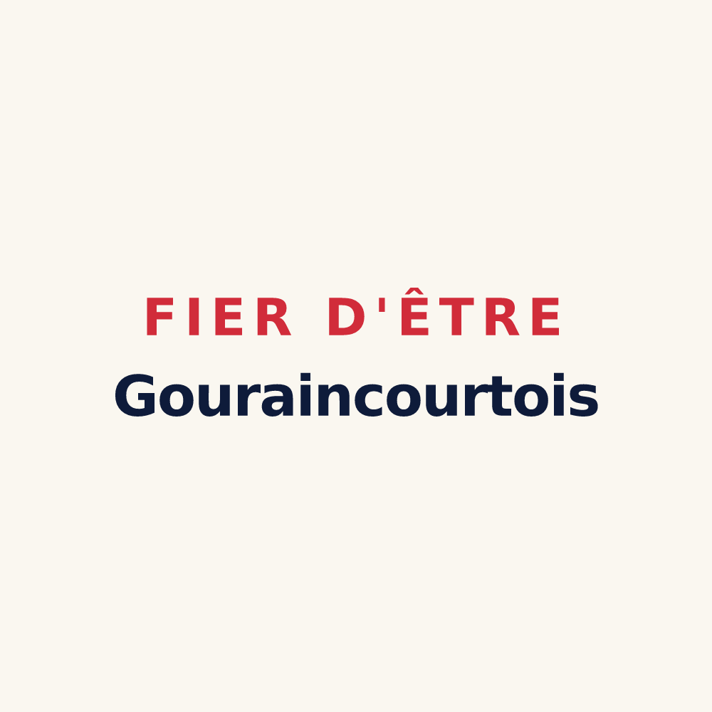 Tasse « Fier d'être Gouraincourtois » — design pour Gouraincourt