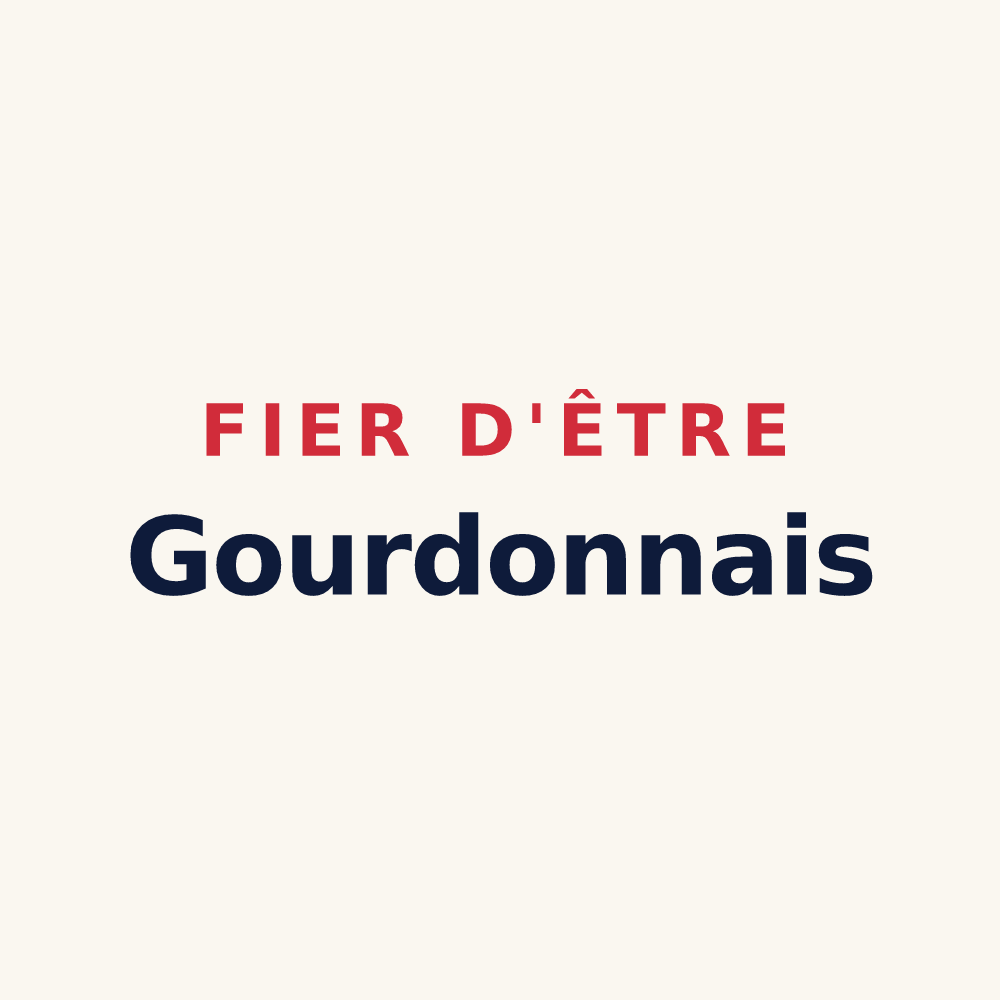 Tasse « Fier d'être Gourdonnais » — design pour Gourdon