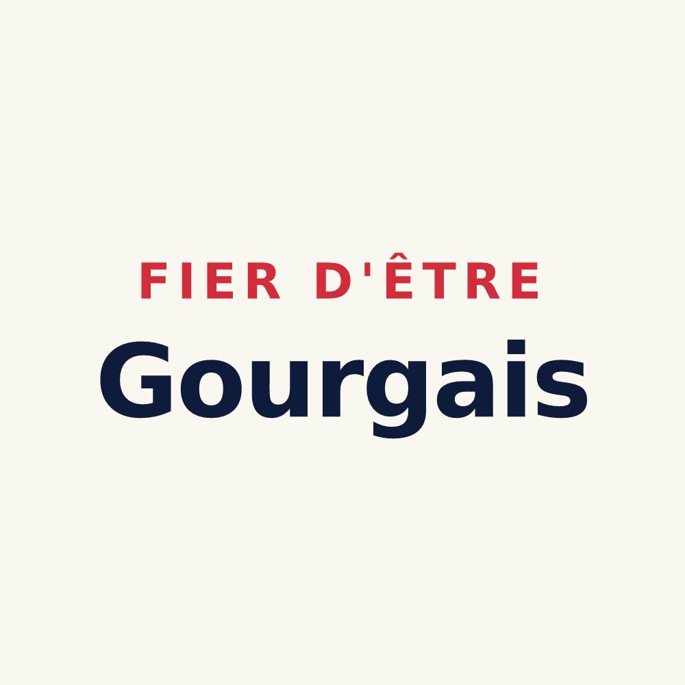Tasse « Fier d'être Gourgais » — design pour Gourgue