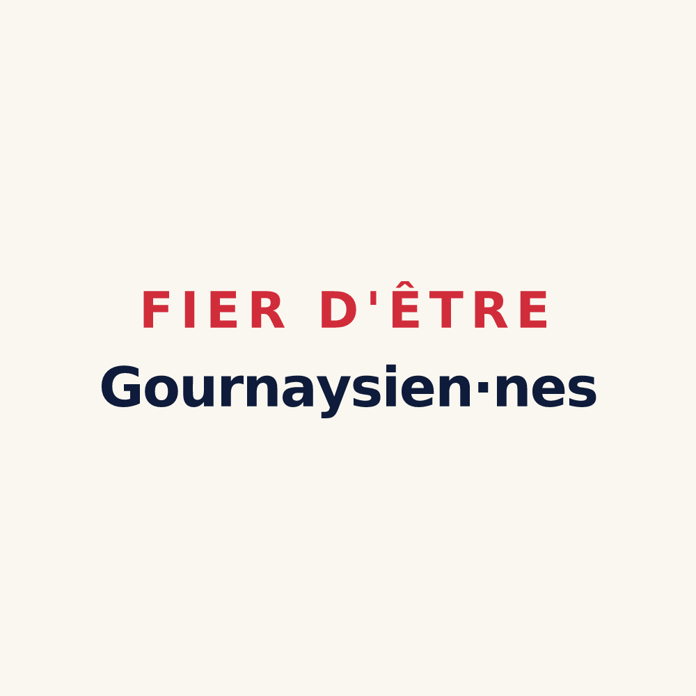 Tasse « Fier d'être Gournaysien·nes » — design pour Gournay-sur-Marne