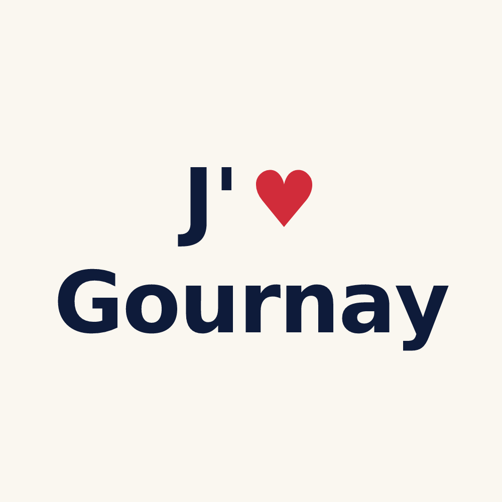 Tasse personnalisée Gournay — design J'aime Gournay