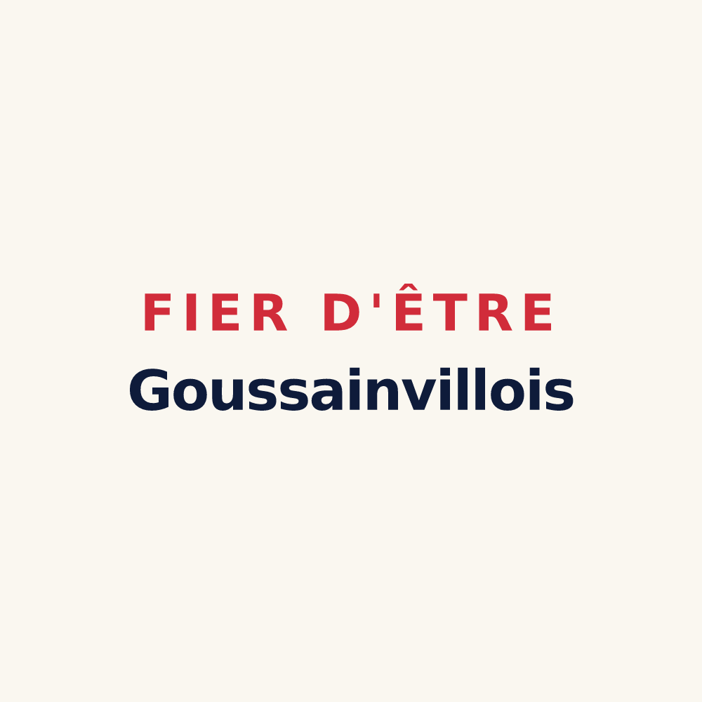 Tasse « Fier d'être Goussainvillois » — design pour Goussainville