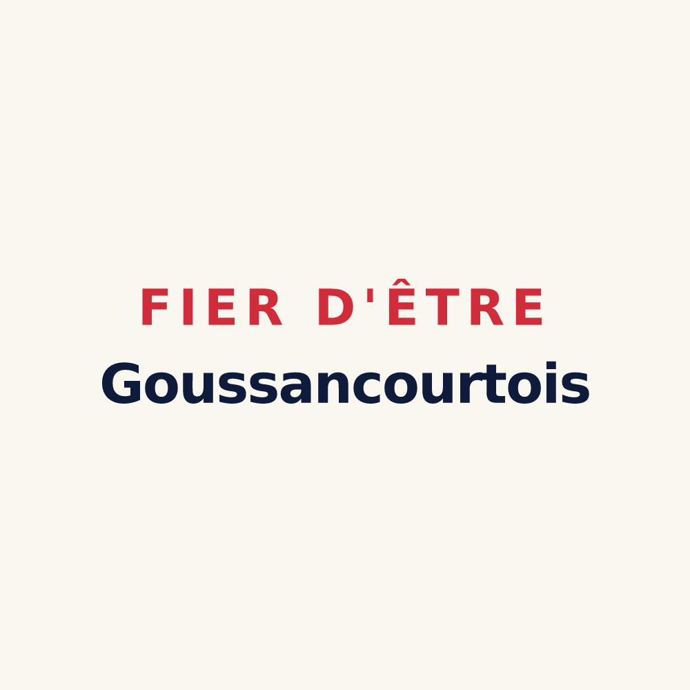 Tasse « Fier d'être Goussancourtois » — design pour Goussancourt
