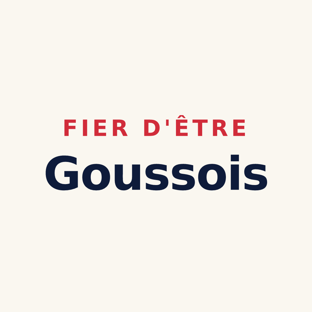 Tasse « Fier d'être Goussois » — design pour Gousse