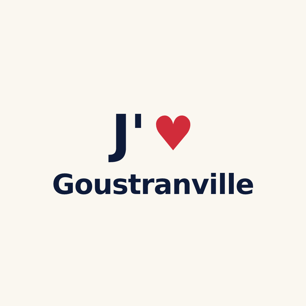 Tasse personnalisée Goustranville — design J'aime Goustranville