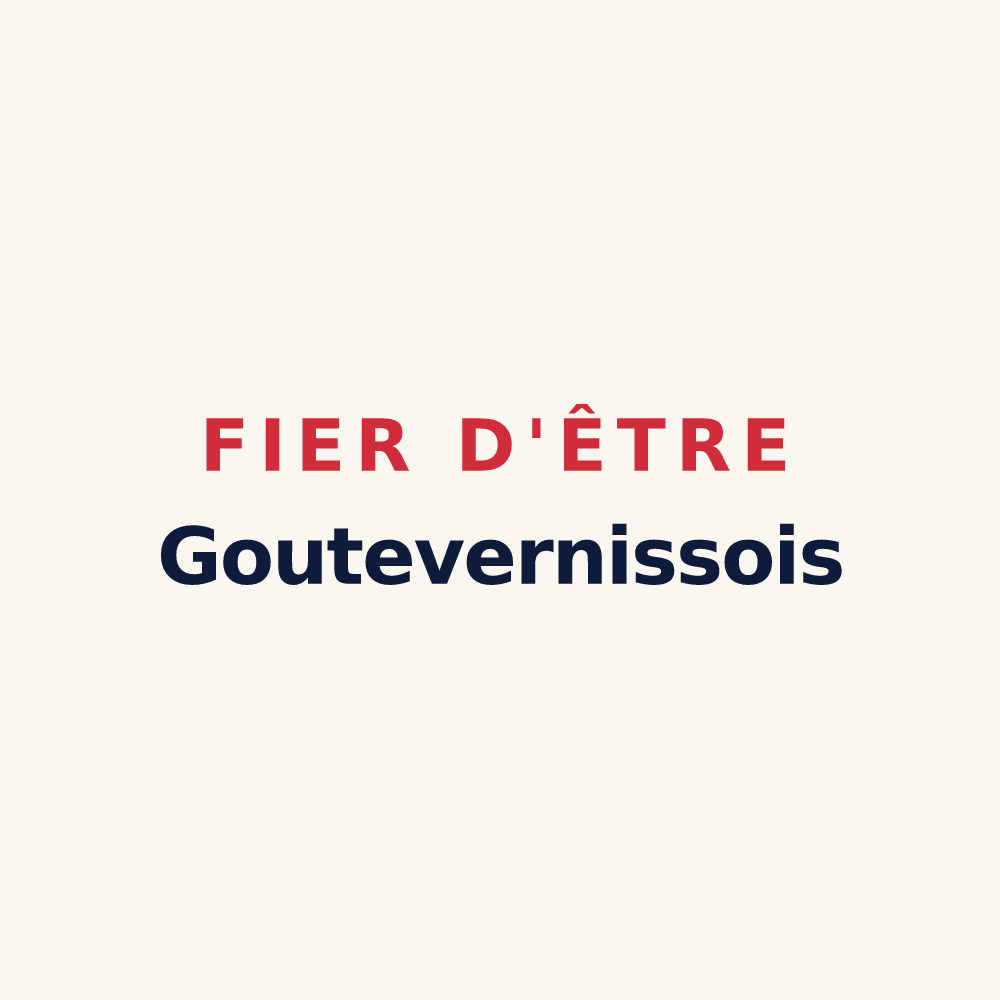 Tasse « Fier d'être Goutevernissois » — design pour Goutevernisse