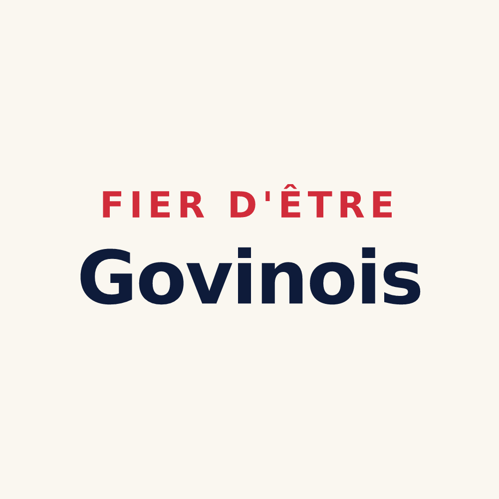 Tasse « Fier d'être Govinois » — design pour Gouy-en-Artois